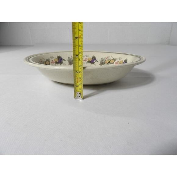 Royal Doulton Harvest Garland Oval Bowl Serving Vegetable Lambeth Stoneware Vtg - Picture 8 of 9